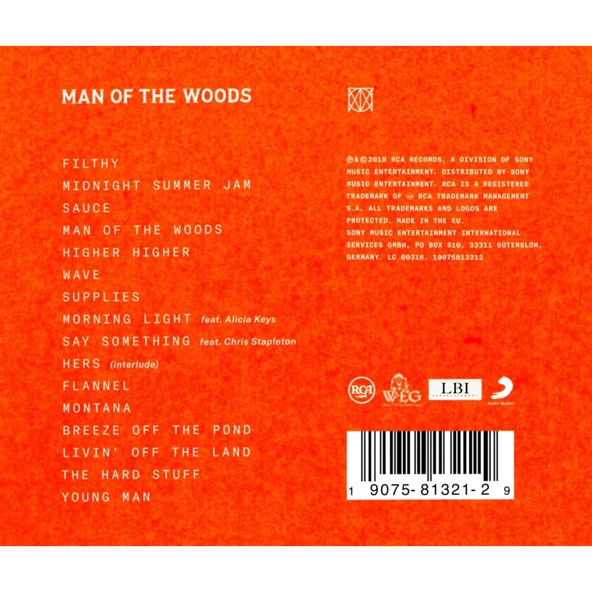Man Of The Woods Man Of The Woods