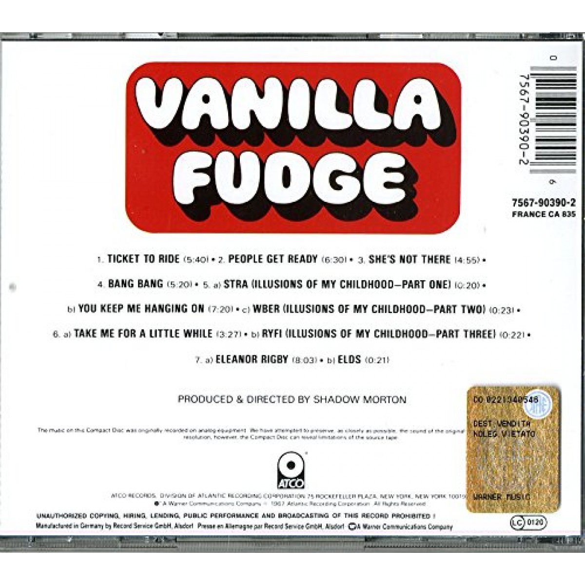 Vanilla Fudge Vanilla Fudge
