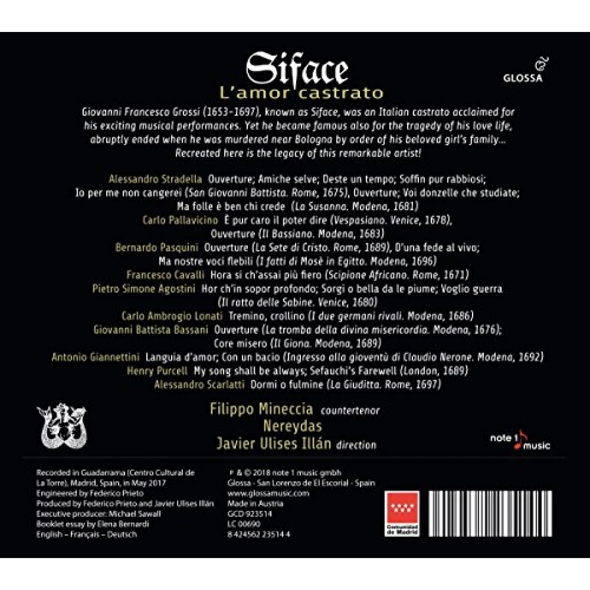 Siface L'amor Castrato Siface L'amor Castrato